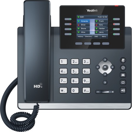 Yealink T44W IP Phone with Bluetooth and Wi-Fi