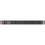 Lanberg PDU 1U 10-Way IEC Surge Protector