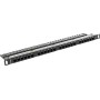 Lanberg CAT6 Patch Panel 24-Port Black