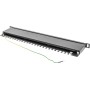 Lanberg CAT6 Patch Panel 24-Port Black