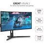 Viewsonic OMNI 34" Curved Gaming Monitor