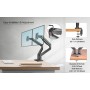 NBMounts G35 Dual Arm Gas Desk Mount