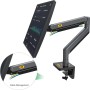 NBMounts G45 Extra Long Arm Desk Monitor Mount