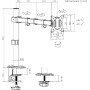 Brateck Monitor Mount LDT66-C012