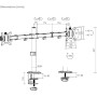 Brateck Dual Monitor Mount for Ergonomic Viewing