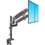 NBMounts H180 Twin Arm Gas Desktop Monitor Mount