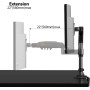 NBMounts H100 Single Arm Desktop Mount