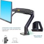 NBMounts F100A Ergonomic Monitor Mount