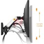 NBmounts F120 Gas Strut TV Wall Mount