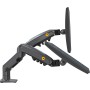 NBMounts F160 Dual Arm Gas Desk Monitor Mount