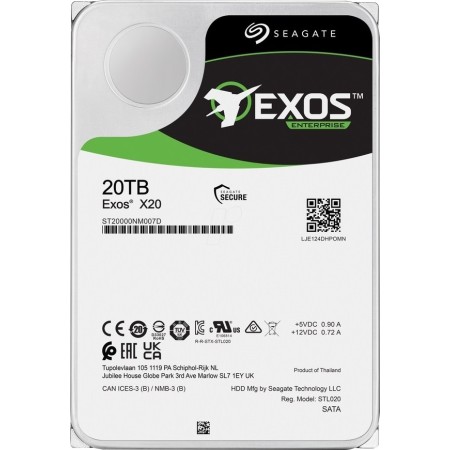 Seagate Exos X20 20TB HDD Enterprise/NAS