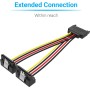 Vention SATA 15P Splitter Cable