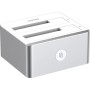 Unitek Y-3026 USB3.0 Dual Bay HDD Dock - Silver