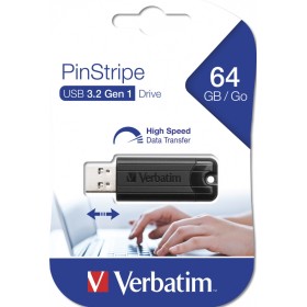 Verbatim 64GB Pinstripe USB Drive