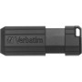 Verbatim USB Drive 3.0 Pinstripe 128GB Black