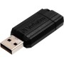 Verbatim USB Drive 64GB Black Pinstripe Design