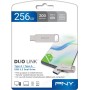 PNY DUO LINK 256GB USB 3.2 Type-C Dual Flash Drive