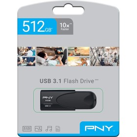 PNY Attache 4 USB 3.1 Stick 512GB Black