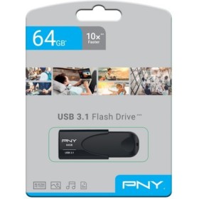 PNY Attache 4 USB 3.1 Stick 64GB Black