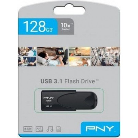 PNY Attache 4 USB 128GB Black Stick