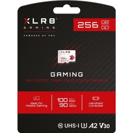 PNY XLR8 256GB Gaming SD Card