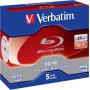 Verbatim BD-RE 25GB 5-Pack Jewel Case