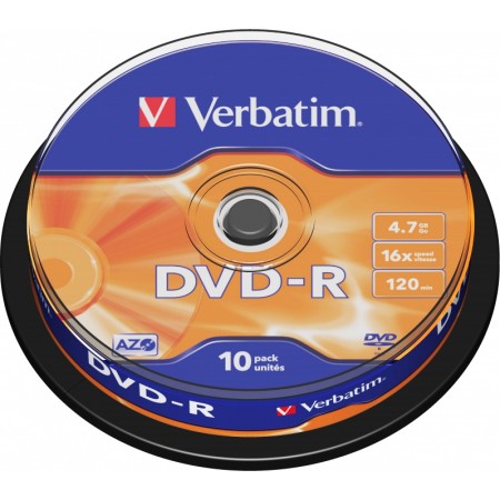 Verbatim DVD-R 10-pack for reliable storage