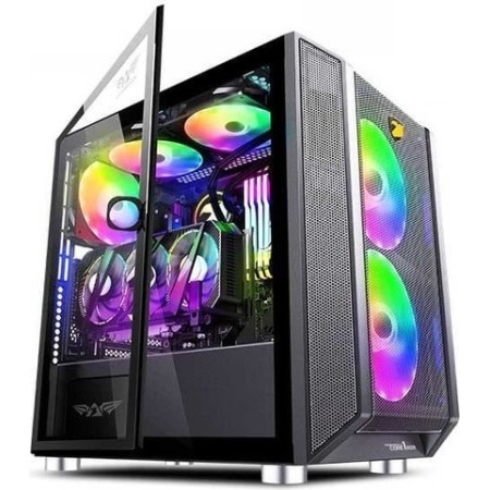 TESSERAXX Core 1 AIR Micro ATX Case Black