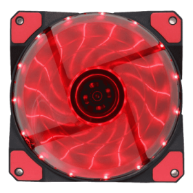 Gamemax GMX AF12R Red Led Fan