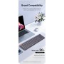 Baseus K01B Wireless Keyboard Frosted Gray