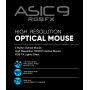 Alcatroz ASIC 9 RGB Wired Mouse Black