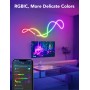 Govee Neon LED Strip Light 3m - Vibrant RGBIC Lighting