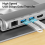 Unitek Laptop Stand with USB Hub