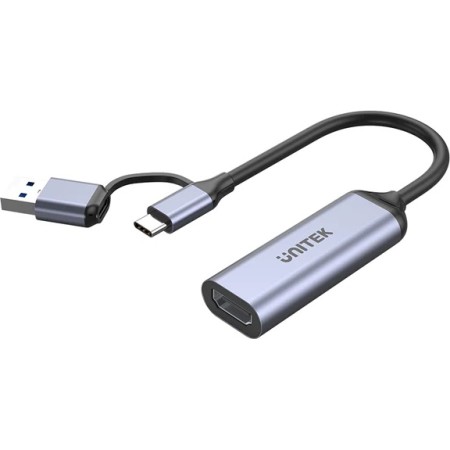 Unitek HDMI to USB-C/A Capture Card 1080p