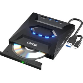 Unitek Optical External Drive & USB Hub T1037A