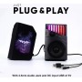 Armaggeddon LUMO 2 RGB Gaming Speakers 20W