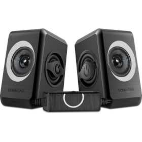 Sonicgear Quatro2 2.0 USB PC Speakers Grey 12W