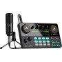 Maono AM200S1 Streaming Audio Mixer Console with Microphone