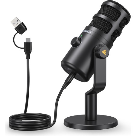 Maono PD100U USB Microphone - Clear Sound and Easy Use