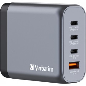 Verbatim 140W GaN Charger 4 Port USB A/C - Best Buy Cyprus