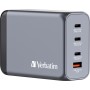 Verbatim 240W GaN Charger USB A/C Europe/UK/US