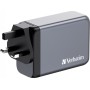 Verbatim 240W GaN Charger USB A/C Europe/UK/US