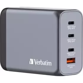 Verbatim GaN Charger 200W USB A/C adapts to any travel.