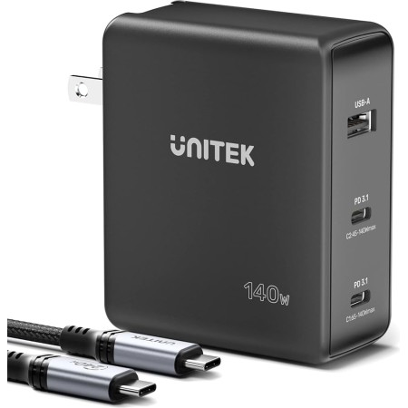 Unitek 140W GaN Charger and Cable