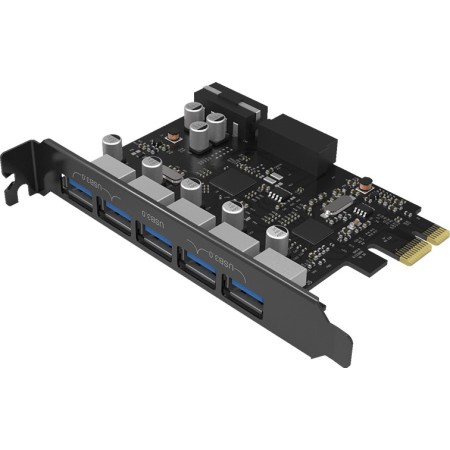 Orico PCI Card 5-Port USB 3.0 Expansion