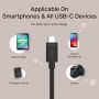 Unitek USB-C to USB-C 3.0 Cable 1.0m Y-C477BK