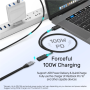 Unitek USB-C Extension Cable with 100W Charging