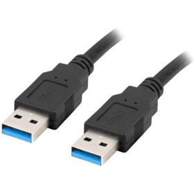 Lanberg USB Type-A 3.0 Male to Male Cable 1.0m Black