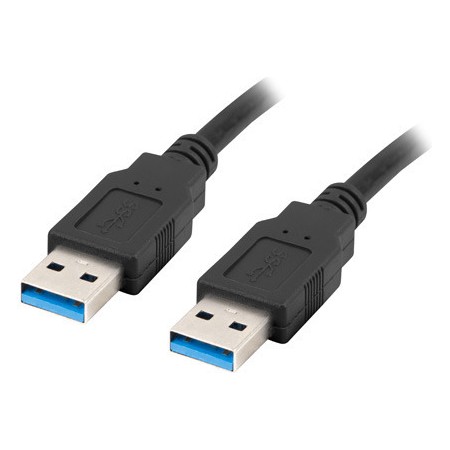 Lanberg USB Type-A 3.0 Male to Male Cable 1.0m Black