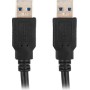 Lanberg USB Type-A 3.0 Male to Male Cable 1.0m Black